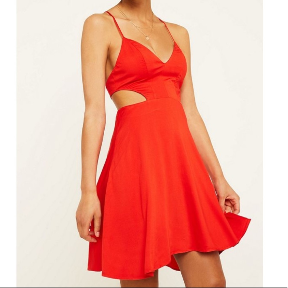 URBAN OUTFITTERS cut-out, skater dress